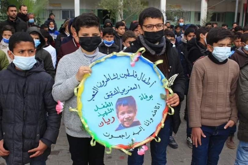 صلاة الغائب على روح الطفل ريان في الأقصى