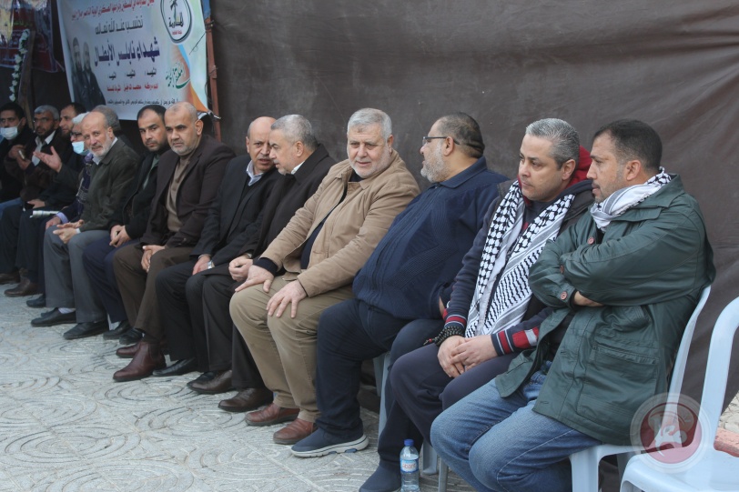 بيت عزاء لشهداء نابلس بغزة