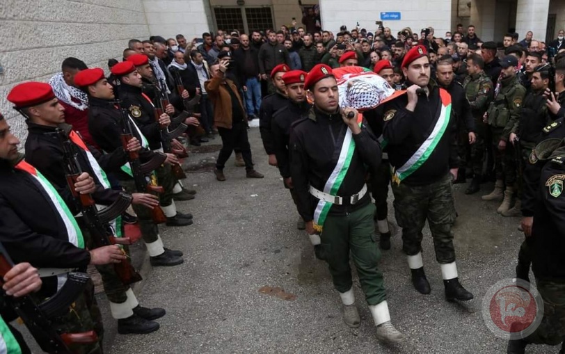 صور- نابلس تشيع جثمان الشهيد أحمد سيف