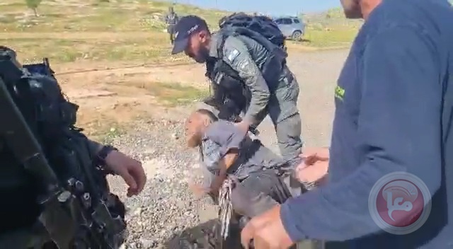 الاحتلال يعتدي بالضرب على مسن ويُصادر جرارا زراعيا من مسافر يطا