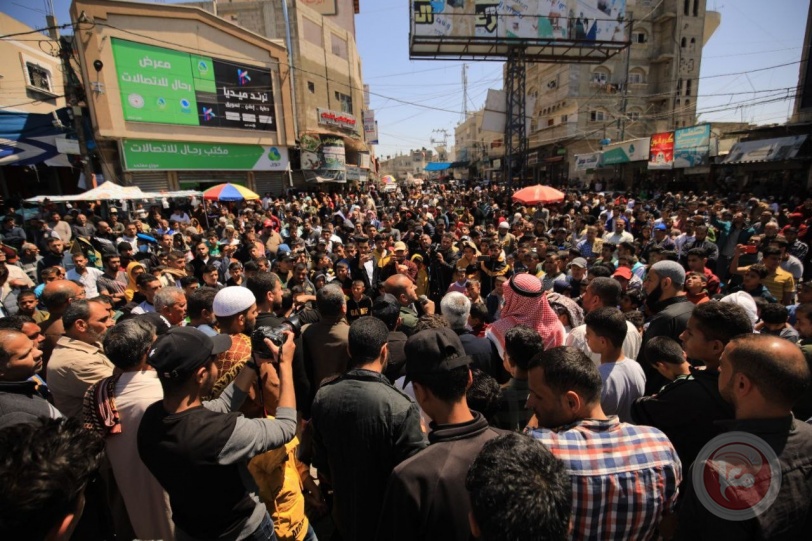 مظاهرات في قطاع غزة للتنديد بالاعتداء على المصلين بالأقصى