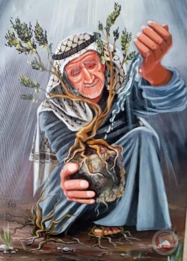 الإعلان عن اللوحات الفائزة في معرض يوم الأرض ( إنا باقون ) 