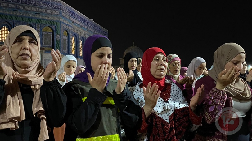 هكذا احيا الفلسطينيون ليلة القدر في المسجد الأقصى 