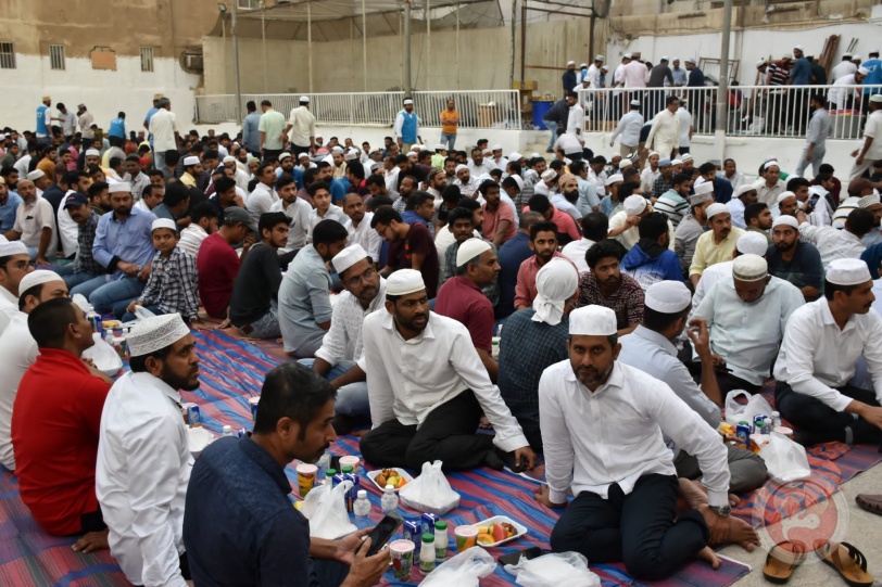 إفطار جماعي للجاليات الهندية والباكستانية والبنغالية بحضور مفتي الديار الهندية والسفير الفلسطيني دعما لفلسطين في البحرين