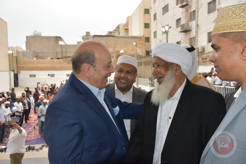 إفطار جماعي للجاليات الهندية والباكستانية والبنغالية بحضور مفتي الديار الهندية والسفير الفلسطيني دعما لفلسطين في البحرين