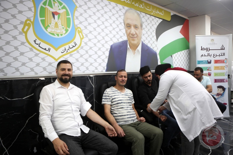 المؤسسة الامنية في الخليل تنظم يوماً للتبرع بالدم