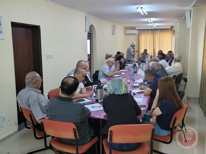 كادر فتح المتقدم يناقش عددا من القضايا الوطنية والتنظيمية