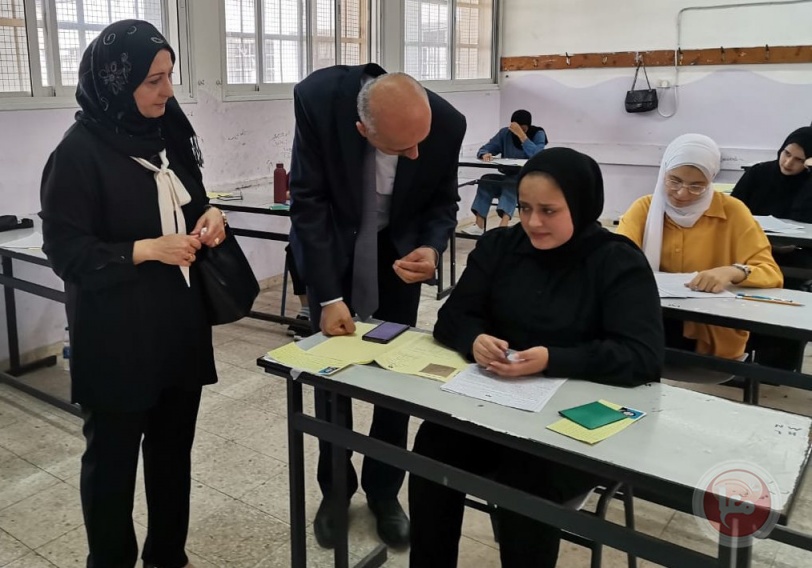 "التربية" تتفقد سير امتحان الثانوية العامة في محافظة جنين