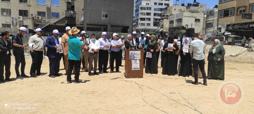 خلال تظاهرة.. صحافيو غزة يطالبون بايدن بالعدالة لشيرين أبو عاقلة