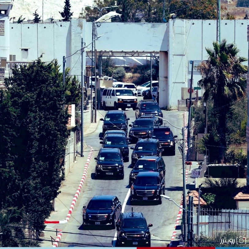 بايدن يصل بيت لحم ويلتقي الرئيس عباس
