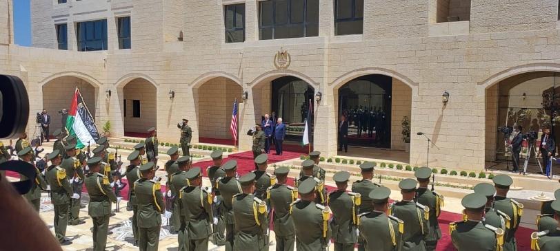 بايدن يصل بيت لحم ويلتقي الرئيس عباس