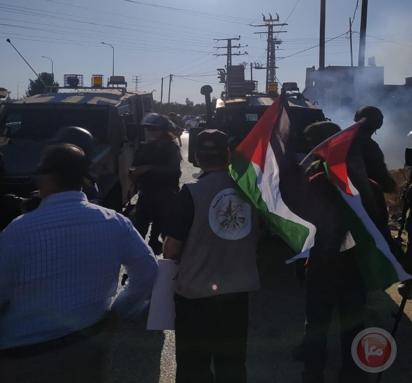 الاحتلال يقمع فعالية ضد الاستيطان في بلدة حارس