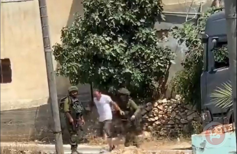 سلفيت: اصابة فتى واعتقال مواطن خلال اقتحام كفر الديك