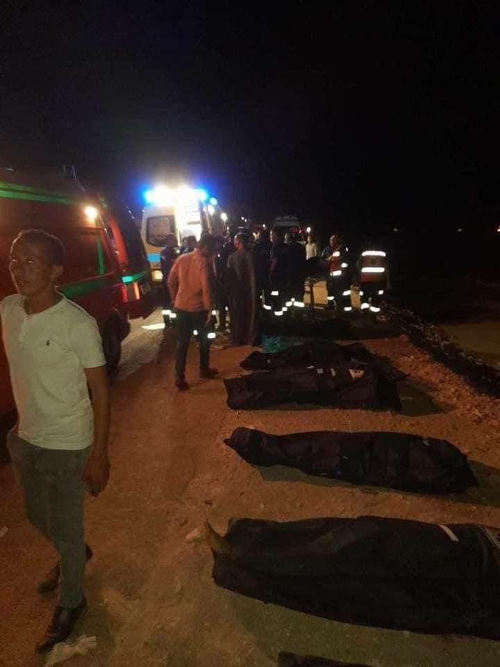 مصرع 17 شخصا في حادث سير جنوبي مصر