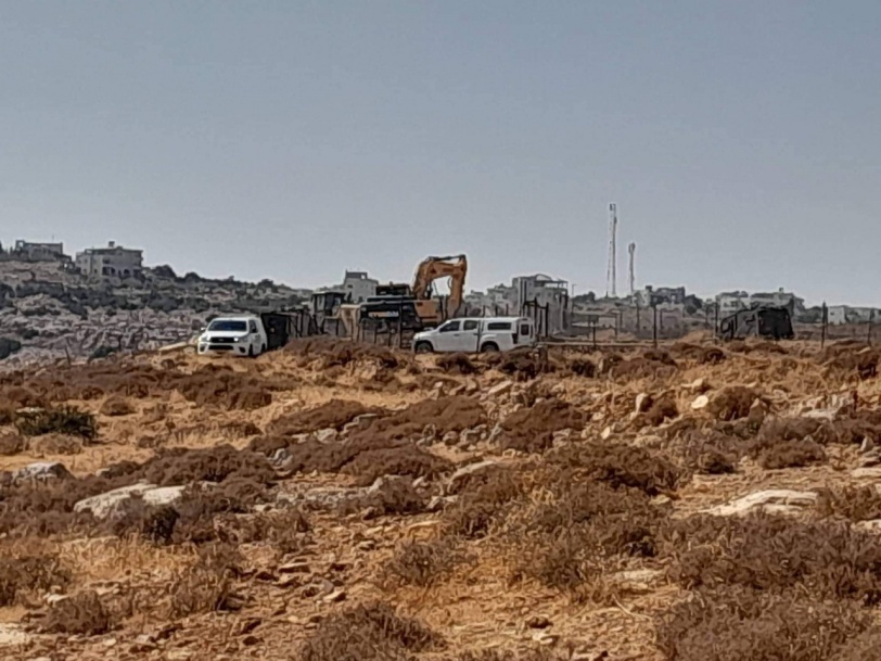 قوات الاحتلال تهدم منزلا جنوب شرق بيت لحم