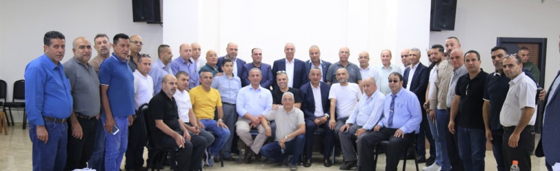  الشيخ يجتمع بوفد من المكتب التنفيذي للاجئين ورؤساء اللجان الشعبية وأمناء سر المواقع التنظيمية