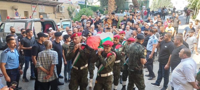  تشييع جثمان الشهيد موسى أبو محاميد في بيت لحم