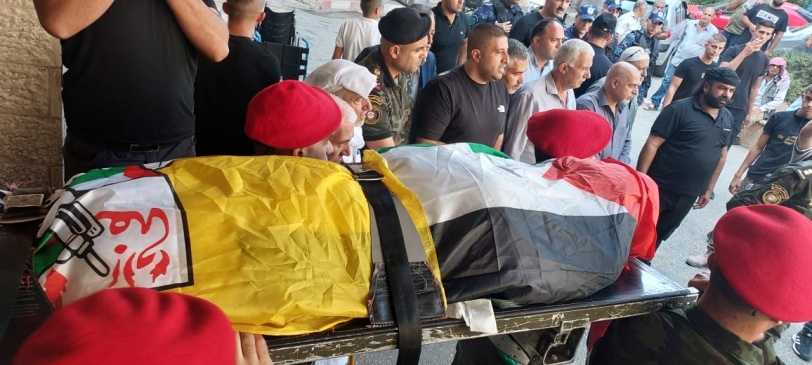  تشييع جثمان الشهيد موسى أبو محاميد في بيت لحم