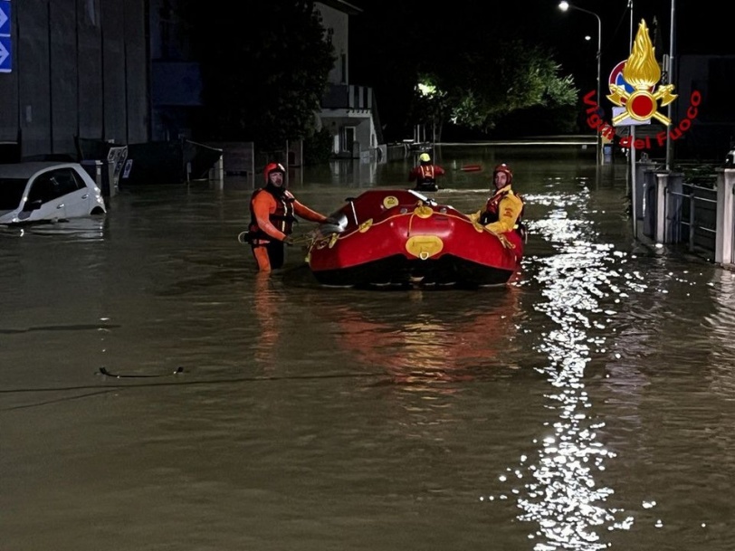 مصرع 7 أشخاص جراء أمطار غزيرة في إيطاليا