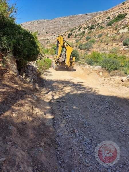 بيتونيا.. قُرط يؤكد البدء بشق وتوسيع الطرق الزراعية في جريوت 
