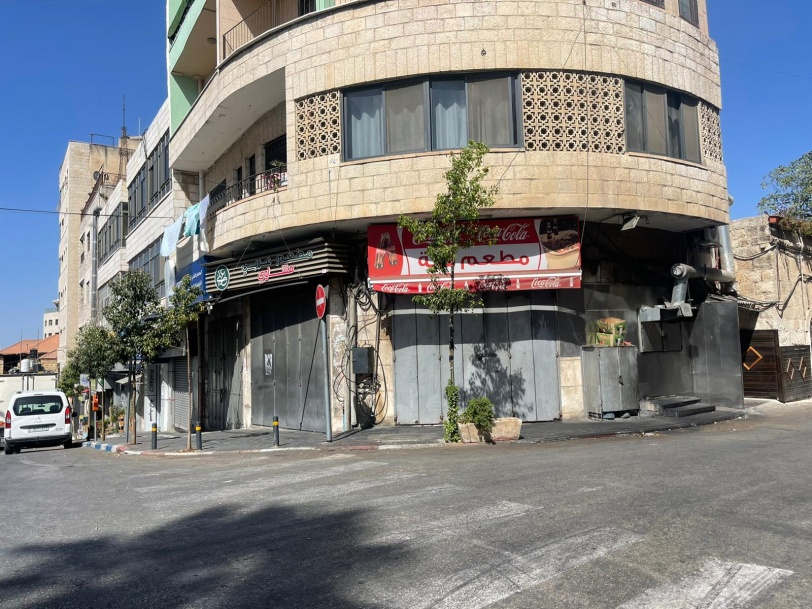 صور- جانب من الاضراب والحداد في رام الله