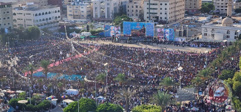 الالاف يحيون انطلاقة الجهاد الاسلامي ال"٣٥" بمشاركة جنين وثلاث عواصم عربية