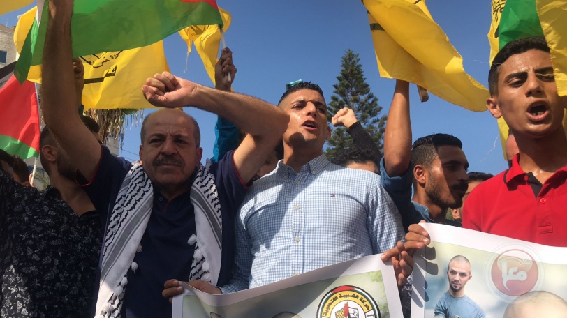 صور- تظاهرة حاشدة بغزة تضامنا مع القدس والضفة