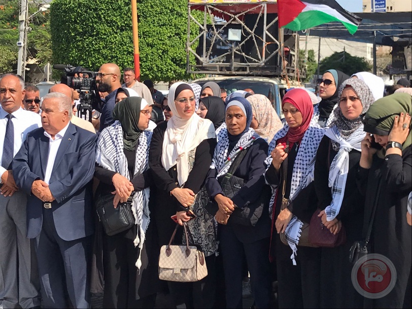 صور- تظاهرة حاشدة بغزة تضامنا مع القدس والضفة