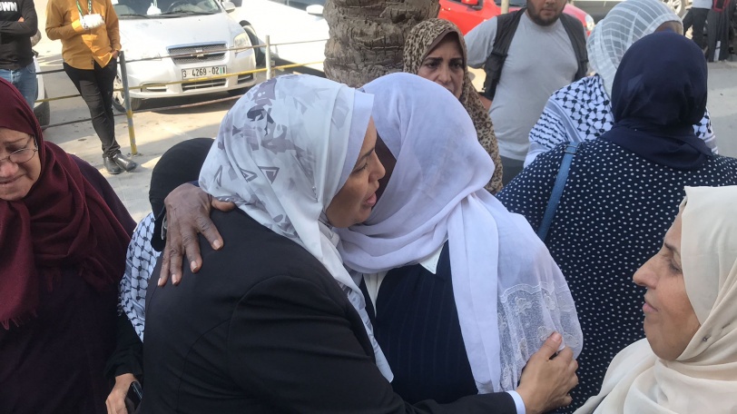 غزة- تشييع جثمان البرناوي أول أسيرة في سجون الاحتلال