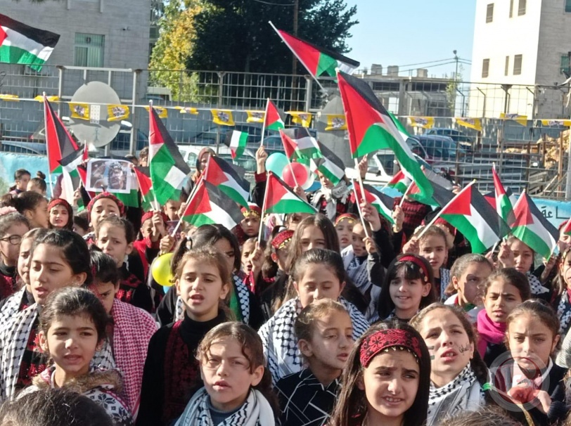 صور- احياء الذكرى الـ 18 لرحيل الرئيس ياسر عرفات