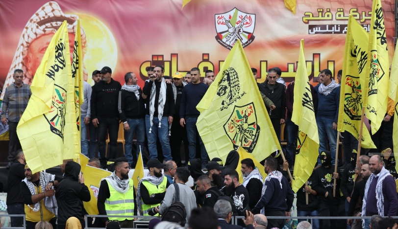 جماهير نابلس تحيي ذكرى إعلان الاستقلال واستشهاد أبو عمار