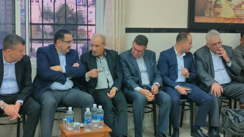 اللواء فرج يقدم التعازي الى هشام العمري بوفاة والدته  