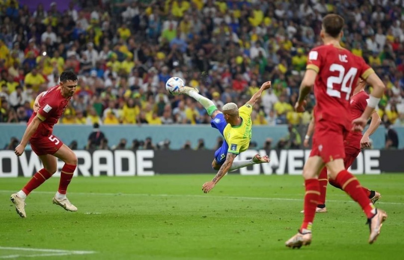 البرازيل يهزم صربيا في كأس العالم 