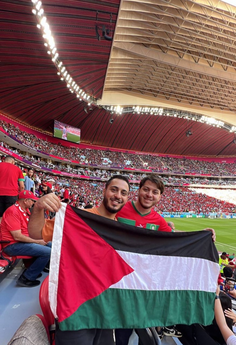 فلسطين حاضرة في مونديال "فيفا قطر 2022" (صور)