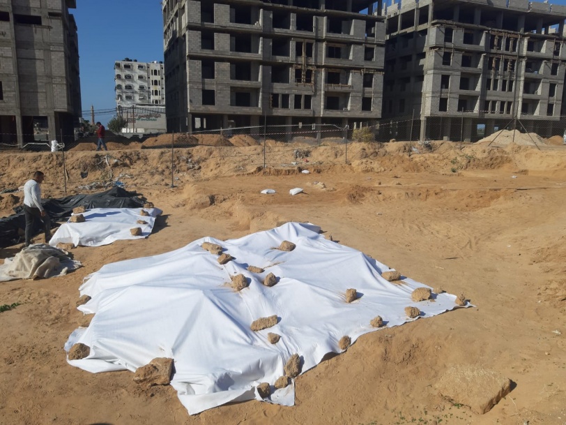 غزة: بدء مشروع التنقيب الأثري في المقبرة الرومانية شمال غزة