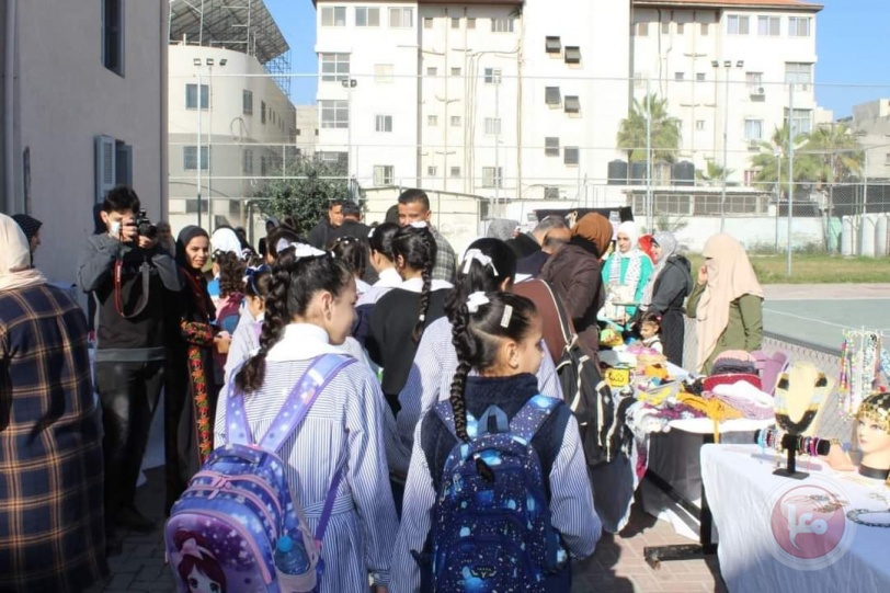 غزة: معرض للطبق الخيري لدعم مشاريع النساء داخل معهد الأيتام