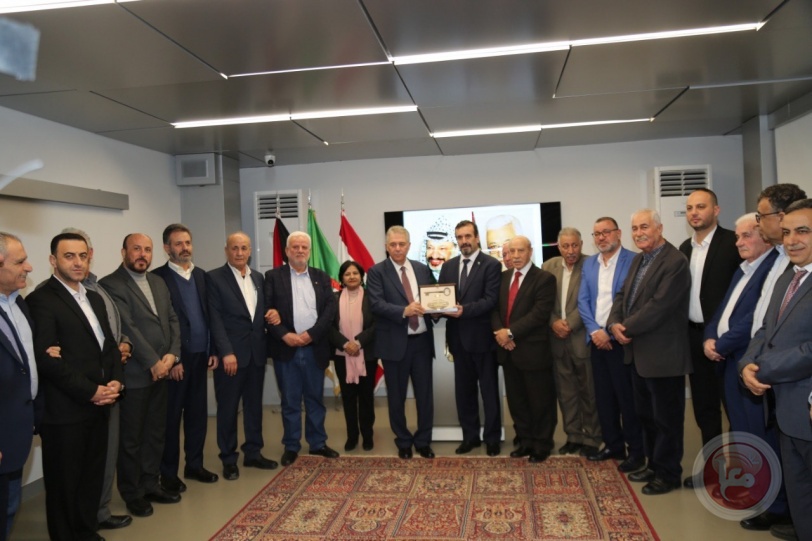 سفارة فلسطين والفصائل الفلسطينية تكرم السفير الجزائري في لبنان 