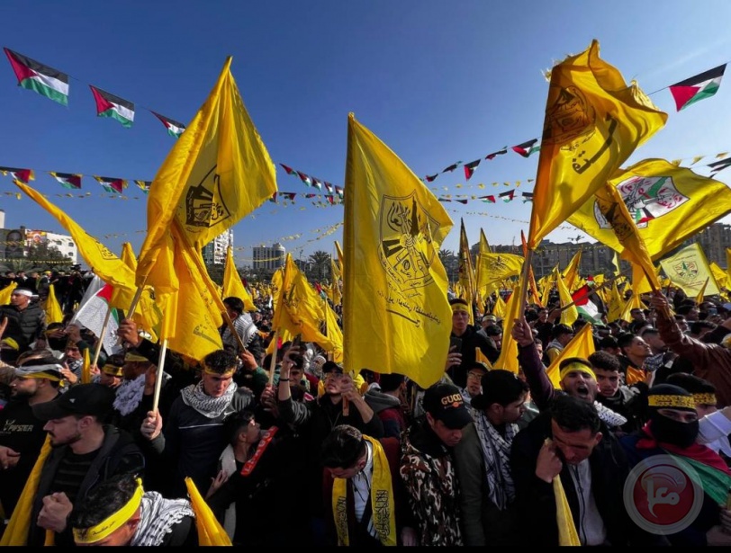 مئات الآلاف يحيون الذكرى الـ 58 لانطلاقة حركة فتح بغزة