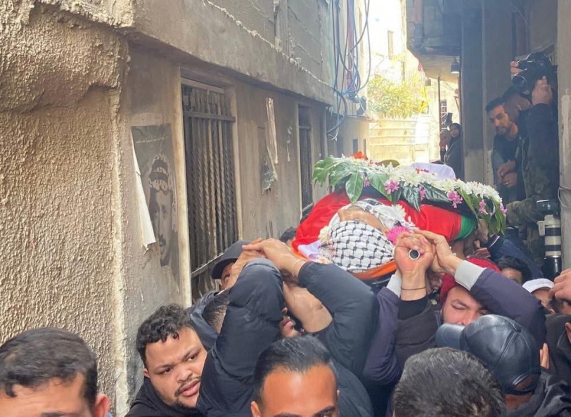 جثمان الشهيد سمير أصلان