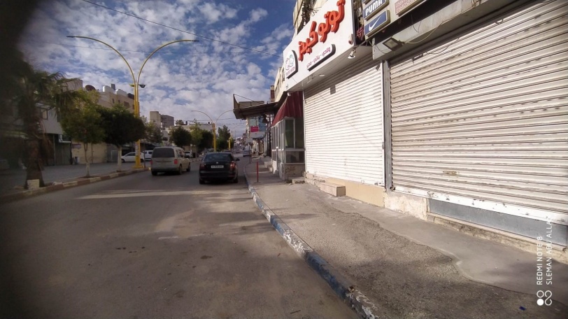 اضراب شامل في الظاهرية حدادا على روح الشهيد سمامرة