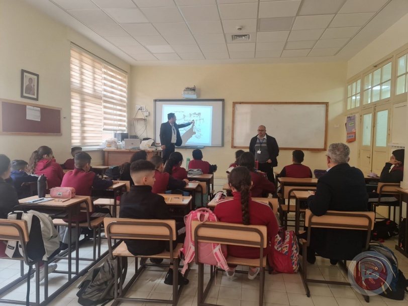 القدس: كهرباء القدس تعقد لقاءات ارشادية بمدرسة ترسنطا ماريوسف