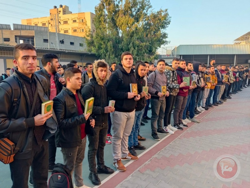 فعاليات مدرسية بغزة تنديدًا بجريمة حرق القرآن بالسويد