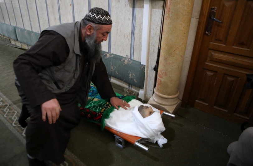 تشييع جثمان الشهيد نسيم أبو فودة في الخليل