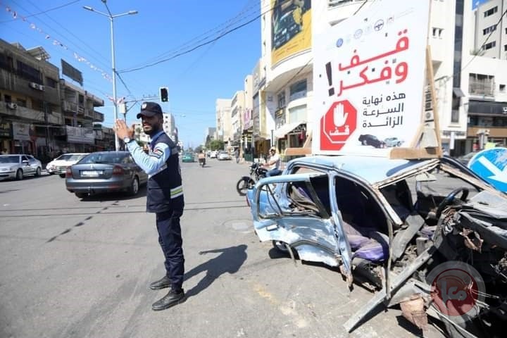 غزة- وفاة و33 إصابة في 65 حادث سير خلال الأسبوع الماضي