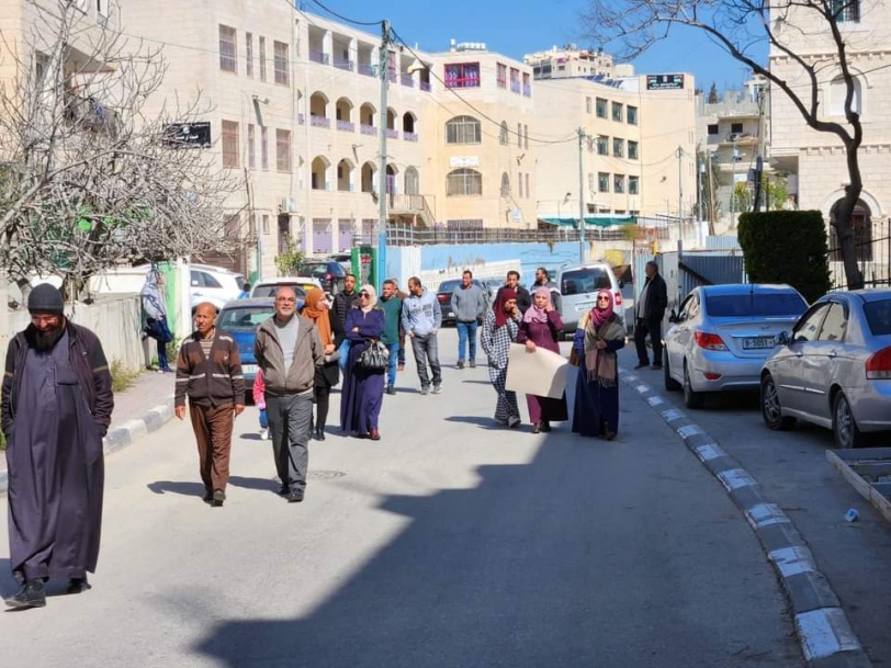اعتصام لأولياء الأمور والطلبة في بيت لحم