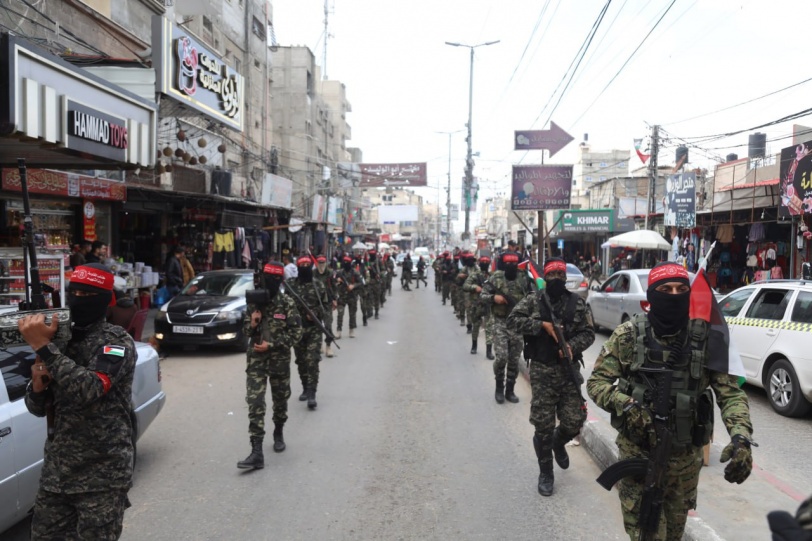 «الديمقراطية» تنظم مسيرة جماهيرية حاشدة برفح تنديداً باجتماع العقبة الأمني 