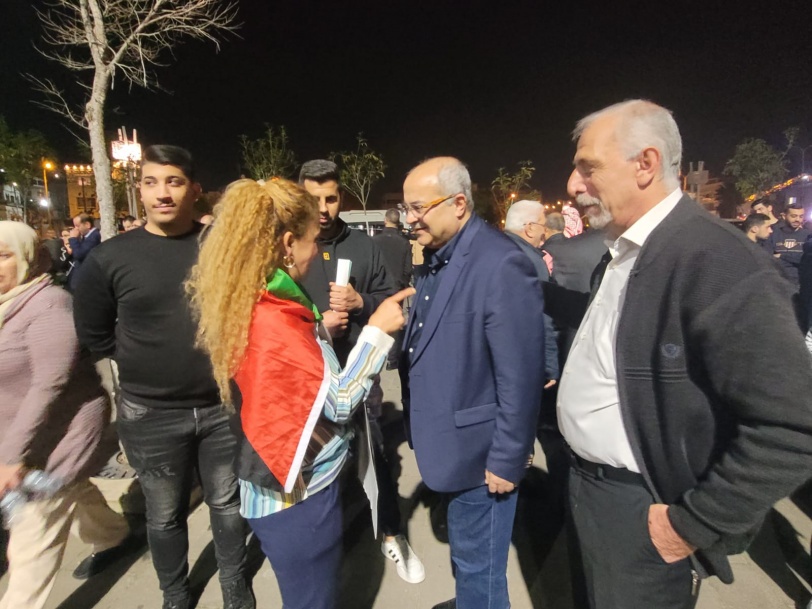 مظاهرة في سخنين تنديدا باعتداءات المستوطنين على حوارة