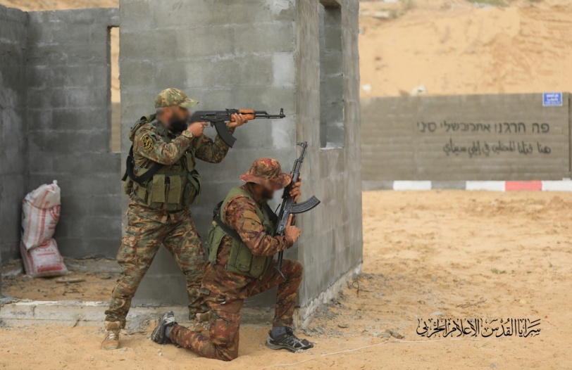 بالصور:سرايا القدس تختتم مناورة عسكرية بغزة