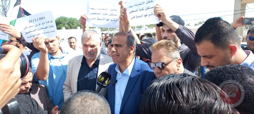 غزة: تظاهرتان لصحفيين مؤيدين ومعارضين لانتخابات نقابتهم