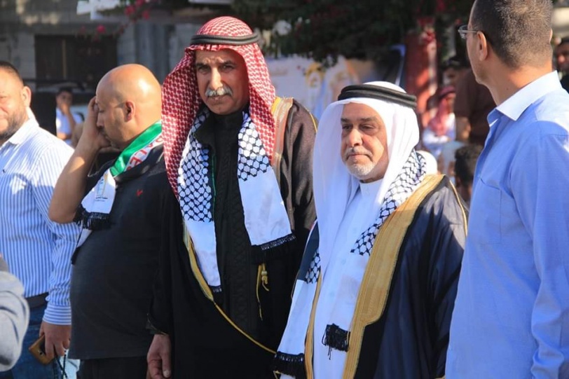 لجنة المغازي الشعبية تعيد تدشين مفتاح العودة على مدخل المخيم